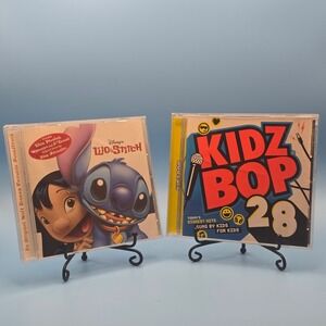 Kids & Family Music CD Lot: Lilo & Stitch + KIDZ BOP 28